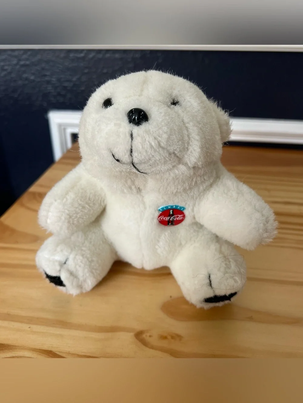 Coca Cola Polar Bears Stuffed Animals Lot of 8 Vintage